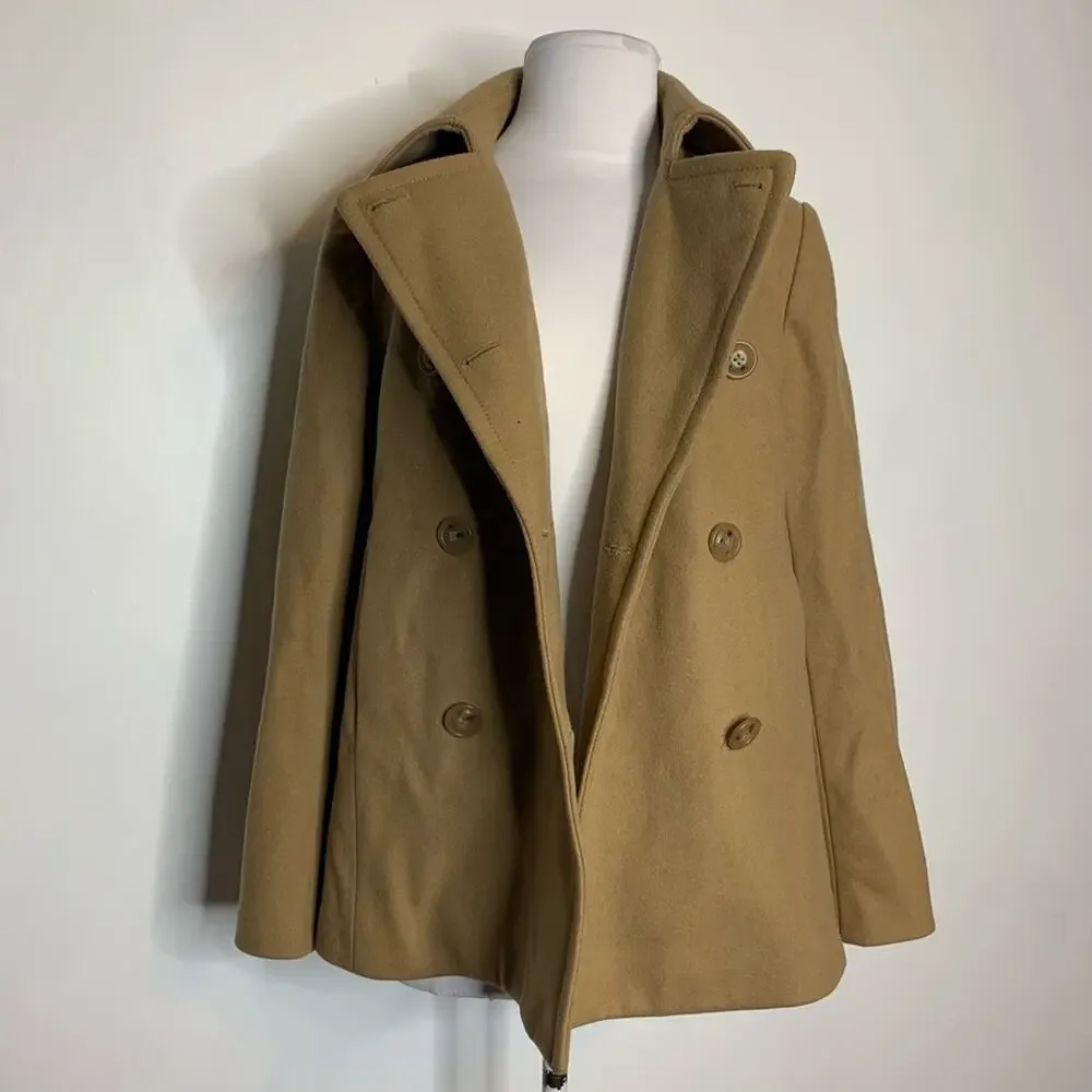 J. Crew classic‎ double breasted peacoat jacket